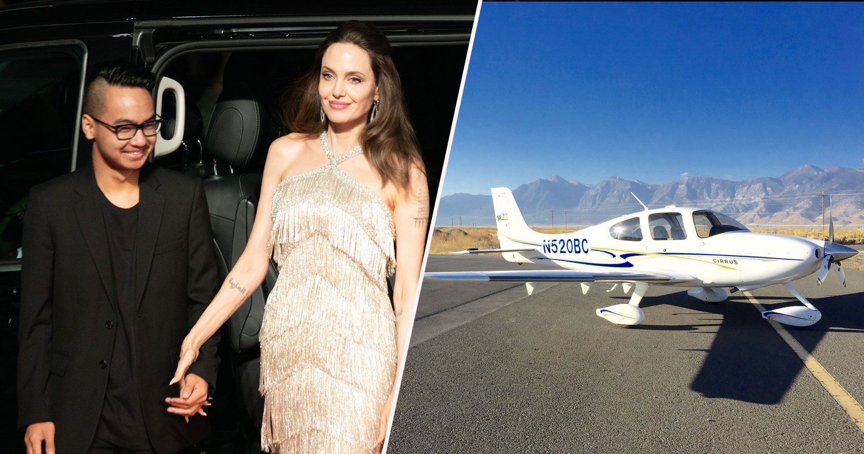 O filho de Angelina Jolie a inspirou a pilotar aviões