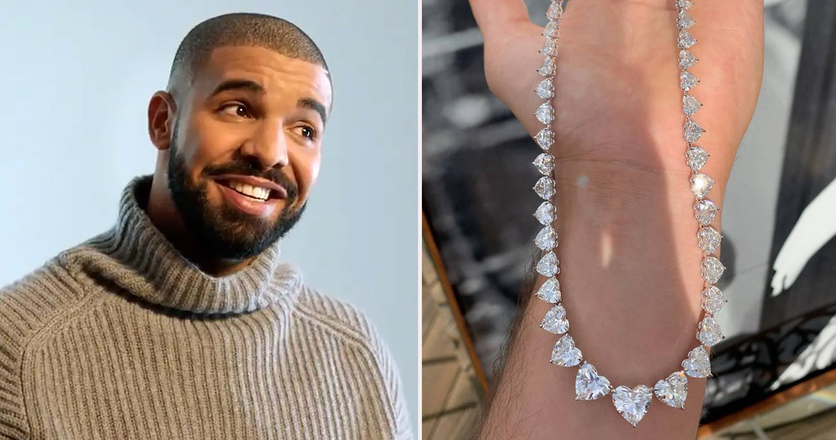 Drake gasta um milhão em blings … além de colaborações “futuras”