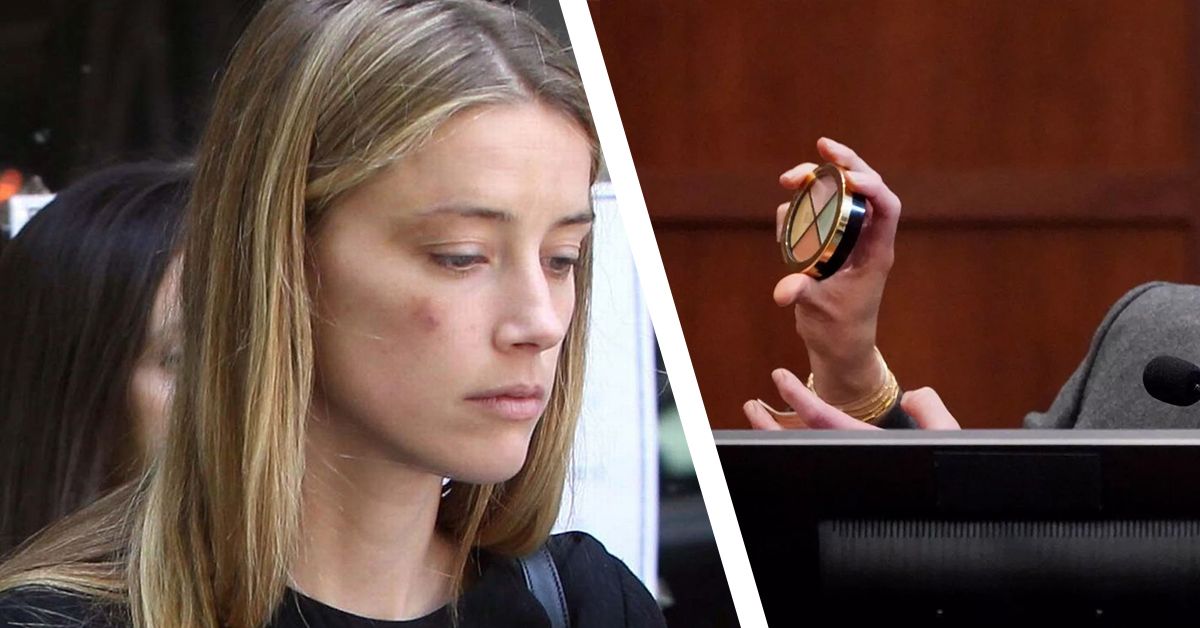 Amber Heard acidentalmente revelou no tribunal que ela usou um kit de contusão falso?