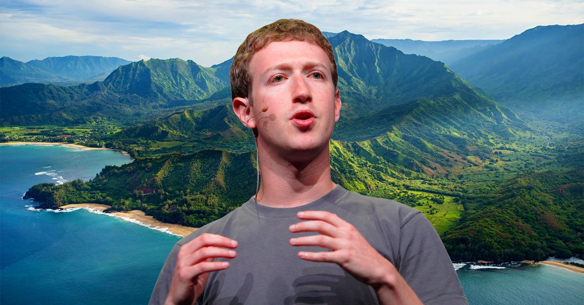 Mark Zuckerberg acaba com a filantropia após expulsar havaianos para construir outra mansão