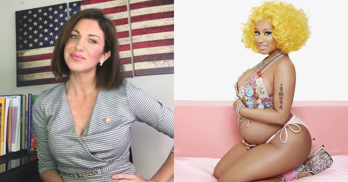 Fãs de Nicki Minaj arrastam a republicana DeAnna Lorraine depois que ela zomba de seu novo bebê