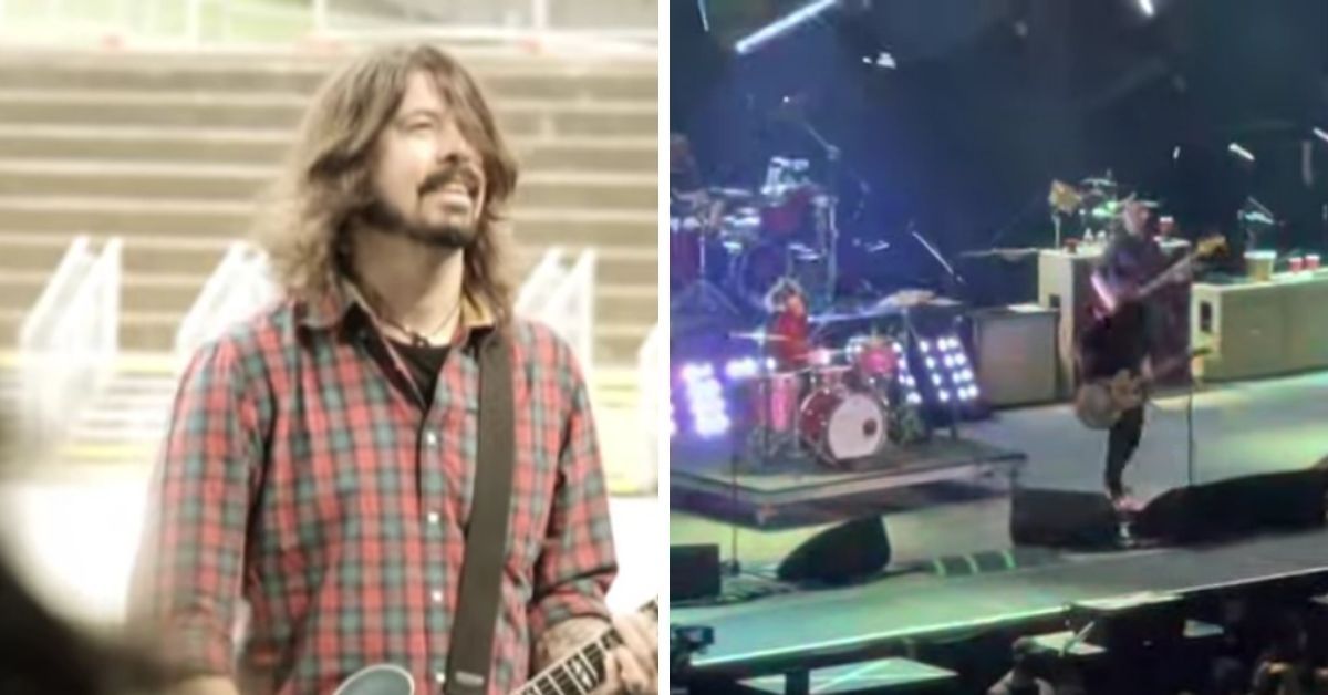 Dave Grohl aplaudido ao trazer o baterista de 11 anos para o palco durante um show do Foo Fighters