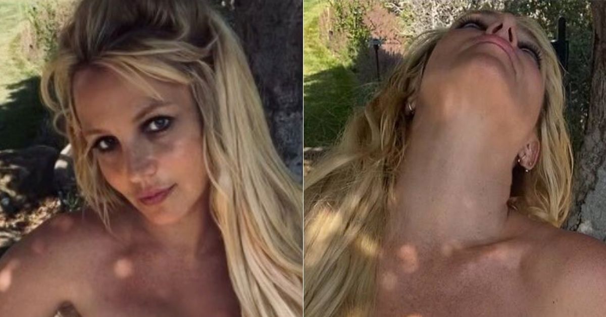 Os fãs de Britney Spears culpam o namorado dela depois que ela compartilha outra foto de topless