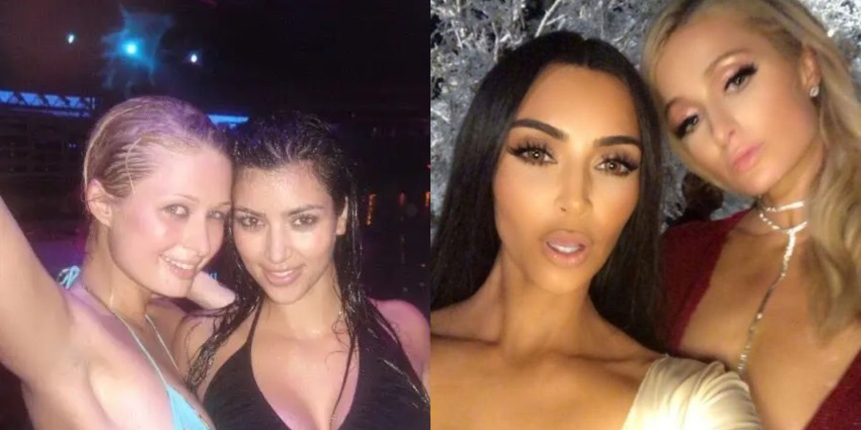 10 fotos mostrando a evolução de Paris Hilton e a amizade de Kim Kardashian