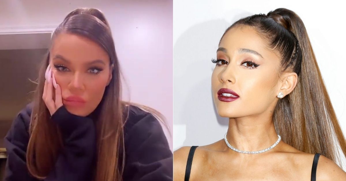 A mais recente troca de rosto de Khloé Kardashian a deixa parecida com a de Ariana Grande