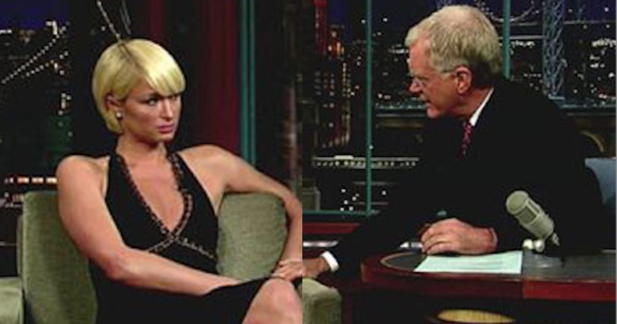Os fãs ainda estão chateados com David Letterman nesta entrevista ao Paris Hilton