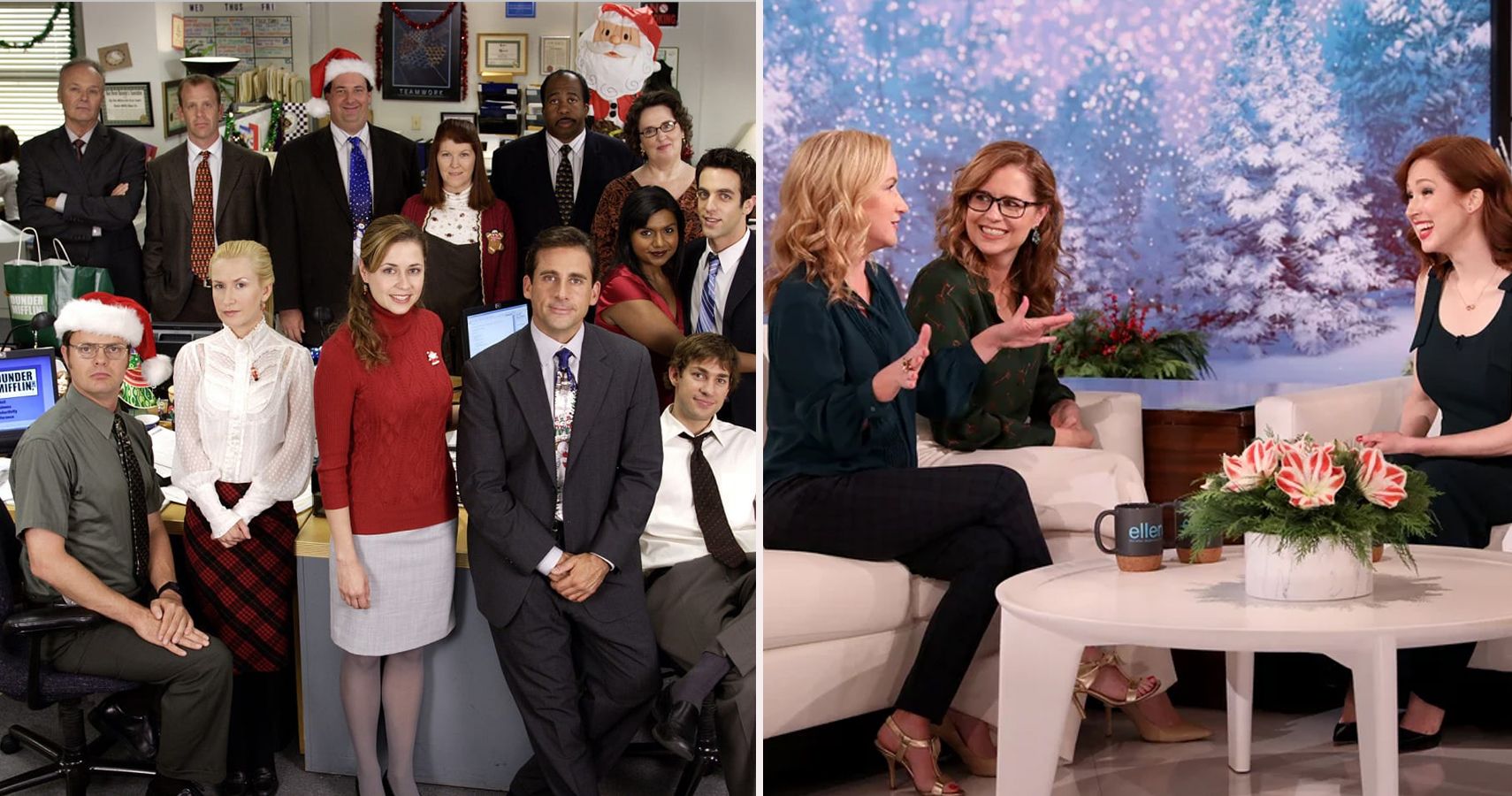 As estrelas do Office unem-se no programa de Ellen … e espalham boatos de reinicialização!