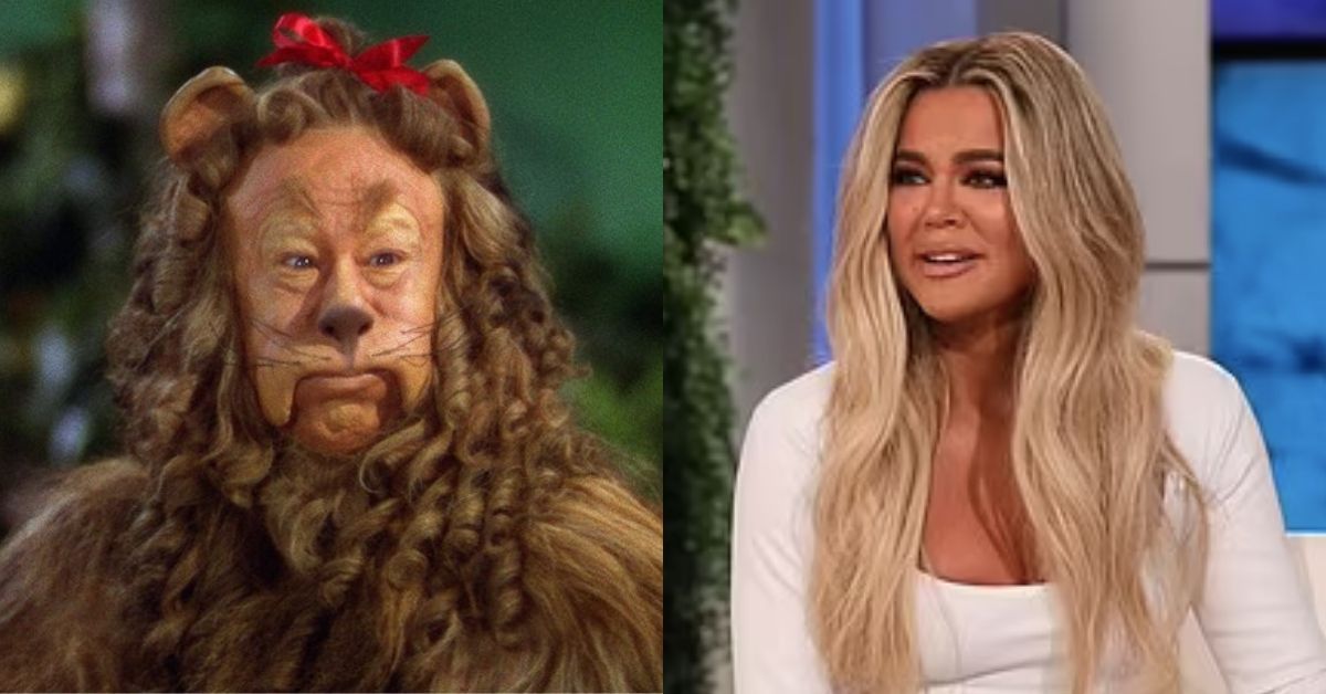 Khloé Kardashian cruelmente comparada ao leão covarde de ‘O mágico de Oz’