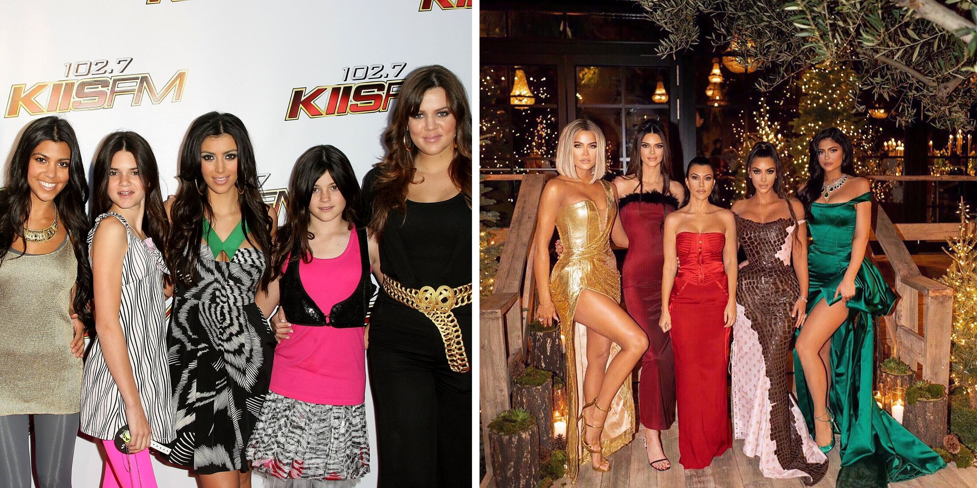 Estas fotos mostram o quanto o estilo do clã Kardashian-Jenners evoluiu