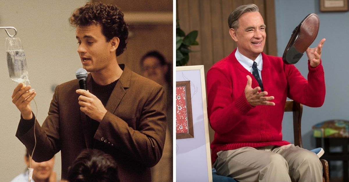 15 fotos da evolução do papel do filme de Tom Hanks (dos anos 80 até hoje)