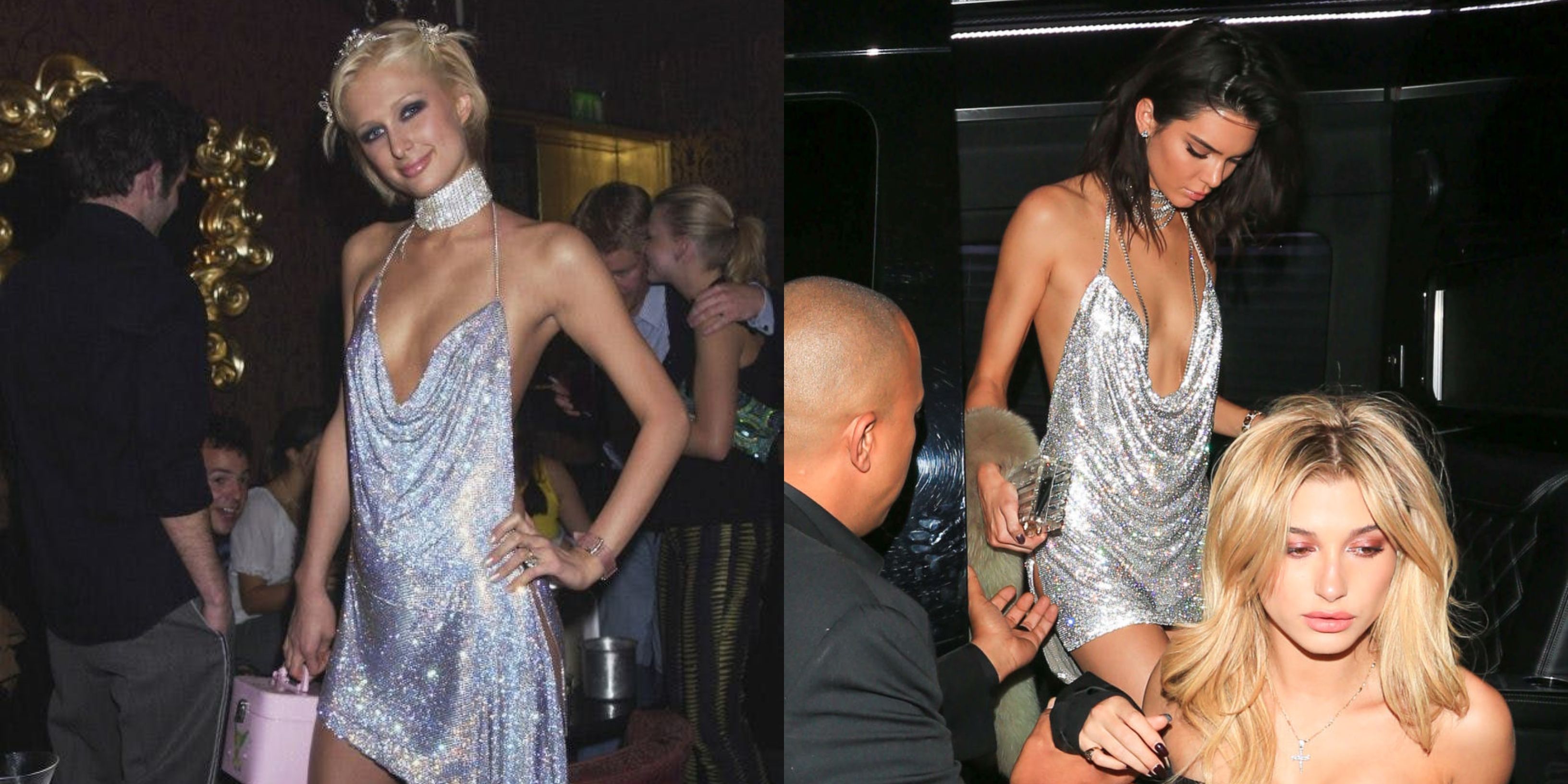 10 vezes Kendall Jenner copiou looks icônicos de Paris Hilton
