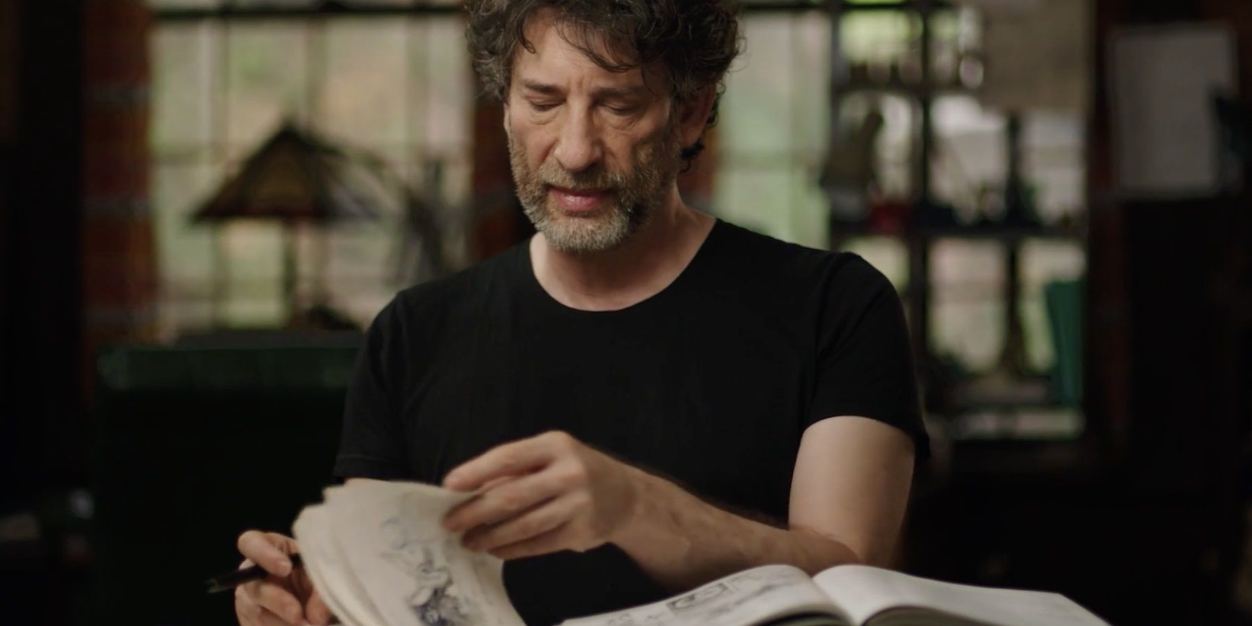 O escritor de ‘The Sandman’, Neil Gaiman, tem uma inspiração hilária e surpreendente