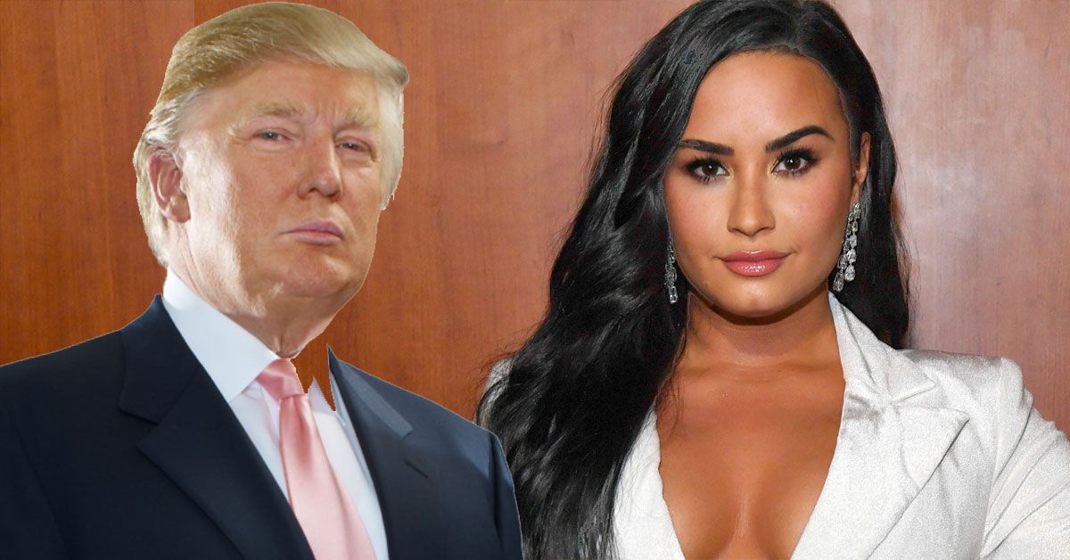 Demi Lovato expõe as discriminações de Donald Trump contra mulheres trans