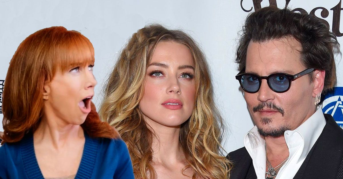 Kathy Griffin lança sombra severa em Johnny Depp em apoio a Amber Heard