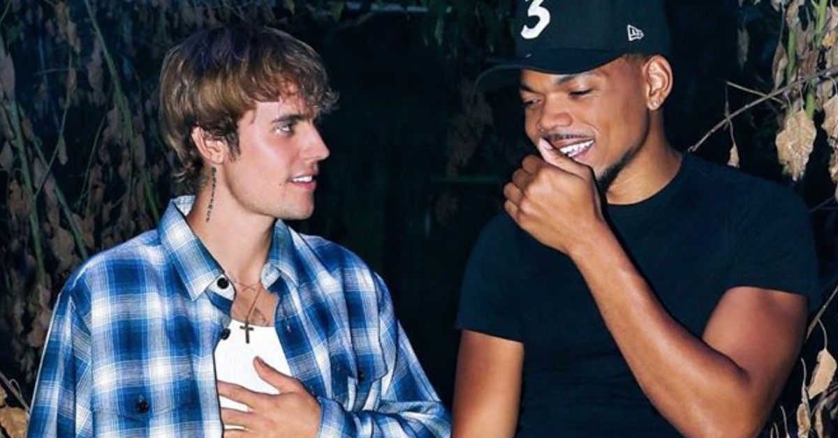 Chance de que o rapper ‘enlouqueceu’ quando Justin Bieber pediu que ele participasse de uma nova música, ‘Holy’