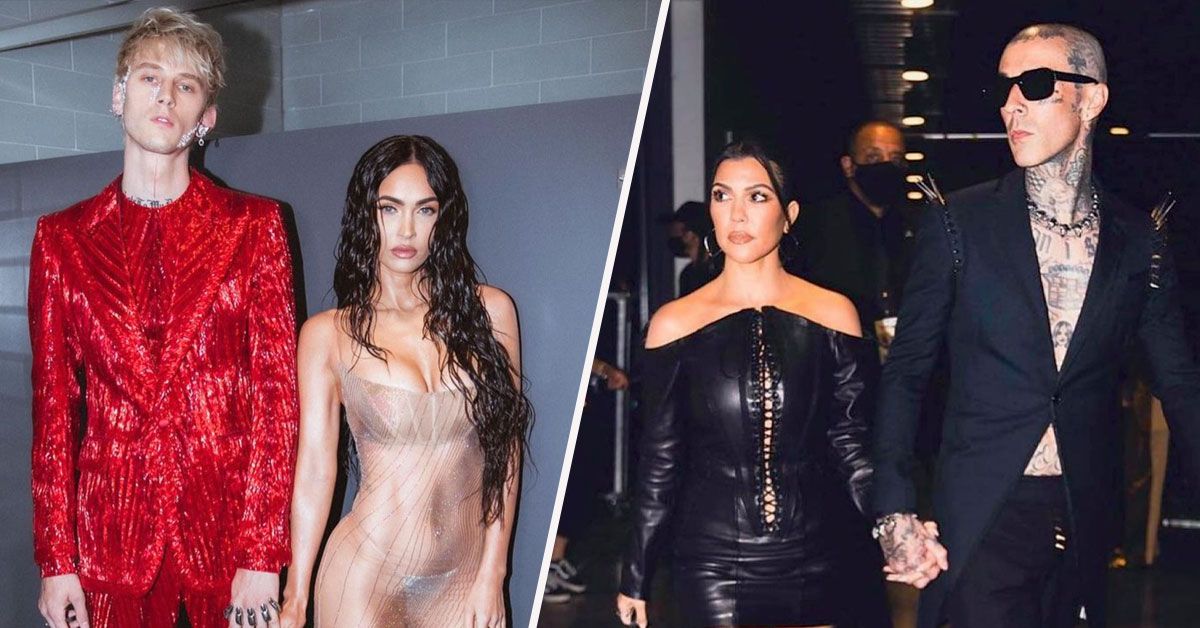 Megan Fox e Kourtney Kardashian compartilham fotos fumegantes do banheiro com Travis Barker e MGK