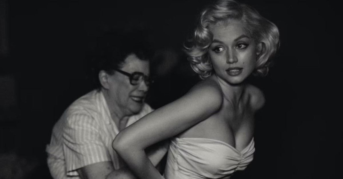 Ana de Armas como Marilyn Monroe no filme da Netflix Blonde