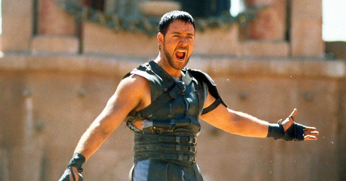 Russel Crowe diz que o roteiro de “Gladiador” era tão ruim que os produtores não queriam enviá-lo para ele