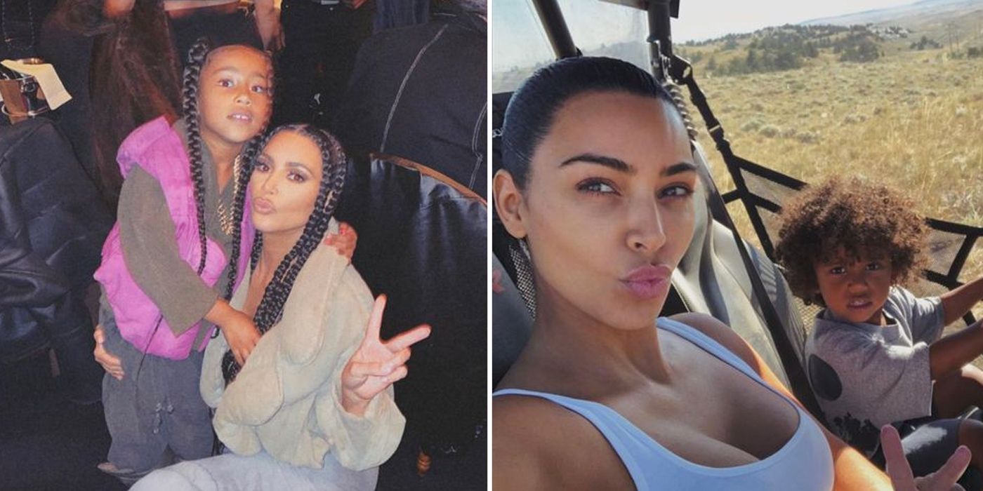 10 fotos do Instagram que provam que Kim Kardashian é a mãe mais legal