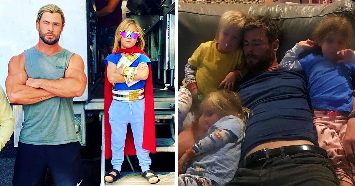10 vezes que Chris Hemsworth mostrou ser um homem de família