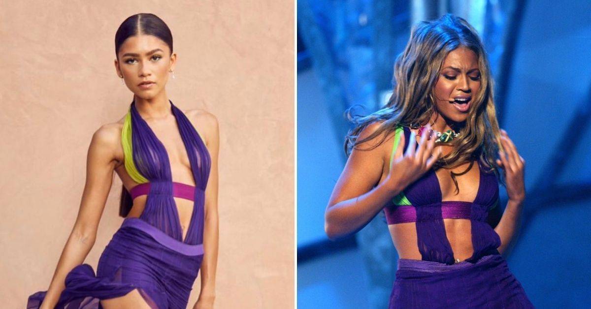 O vestido inspirado em Beyoncé de Zendaya faz os fãs se perguntarem quem o usava melhor