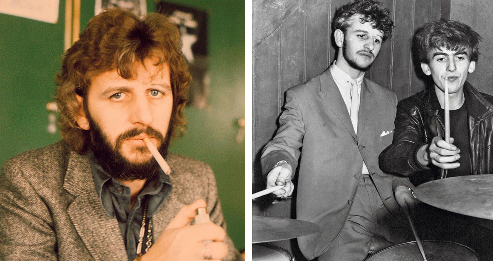Ringo Starr é o baterista estrela do Rock N ‘Roll