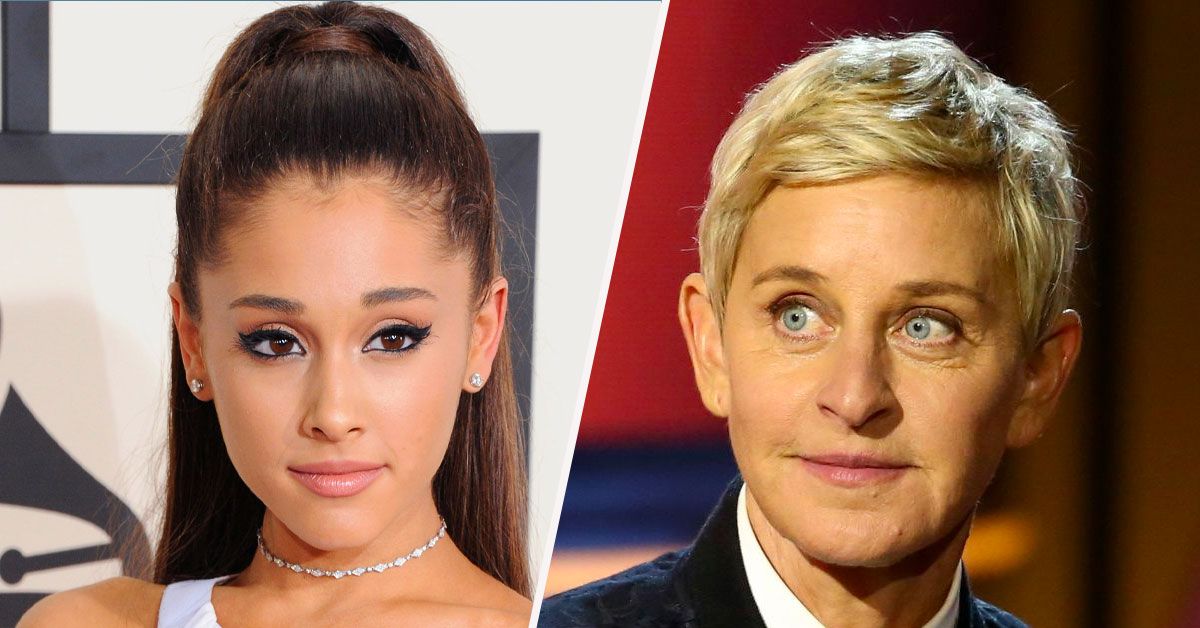 Ellen DeGeneres tenta descobrir quando Ariana Grande lançará seu álbum