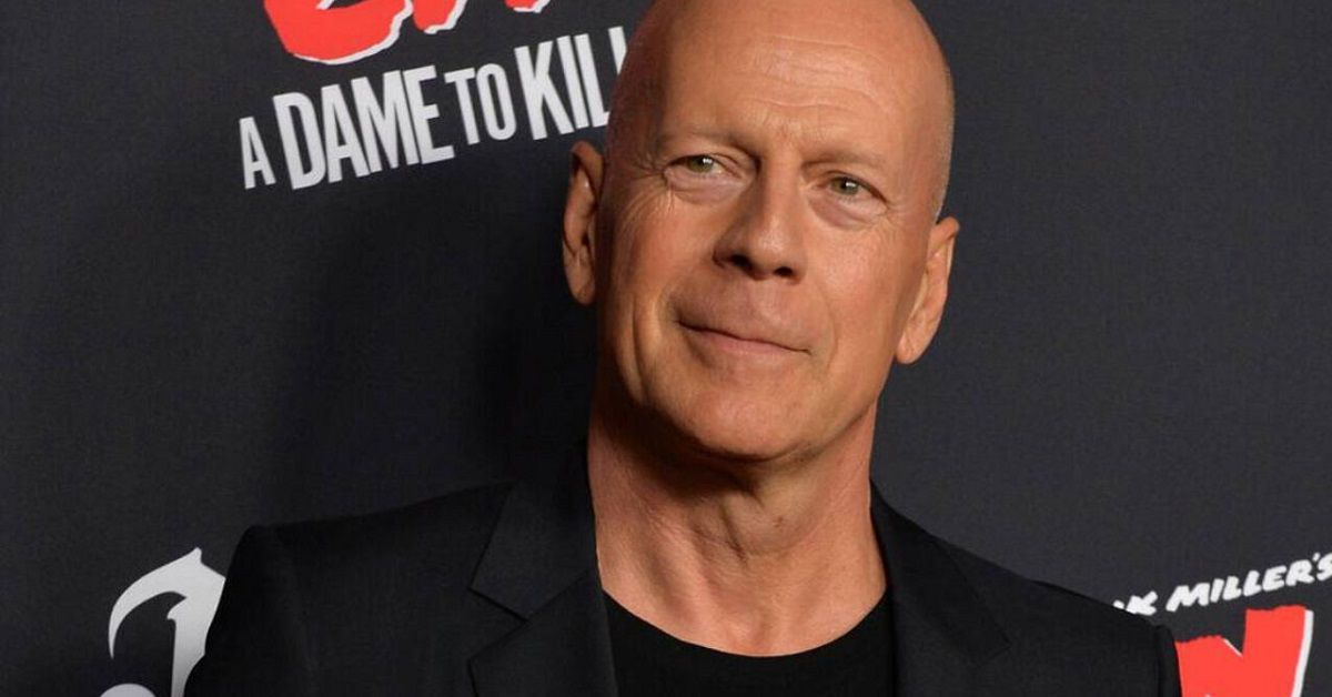 Bruce Willis no tapete vermelho