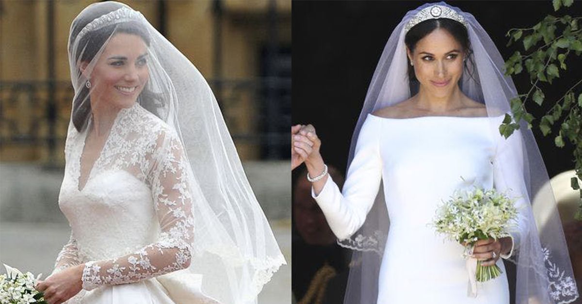 Meghan vs. Kate: 15 fotos comparando os dois casamentos reais