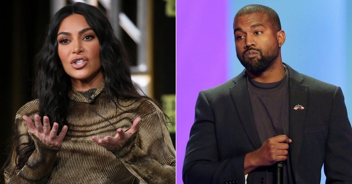 Kanye West arrisca o divórcio com Kim Kardashian depois de contar segredos ao ex-namorado