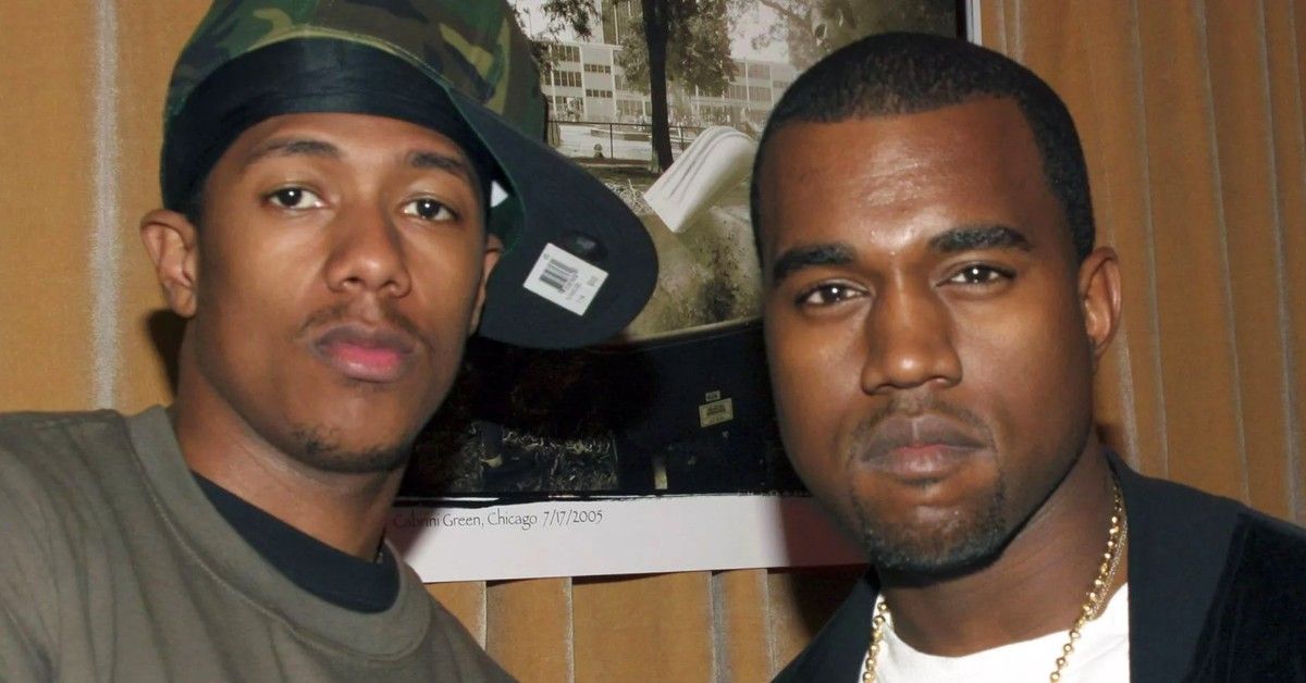 Apesar de sua história, Nick Cannon e Kanye West sentaram-se para uma entrevista exclusiva