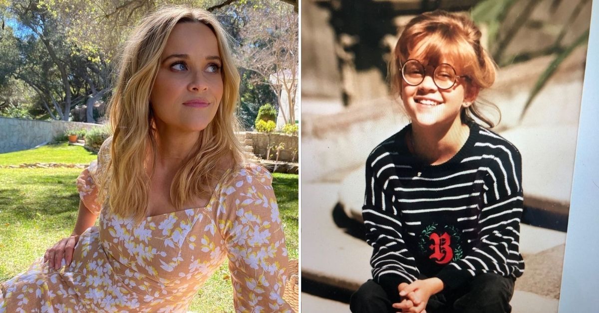 Reese Witherspoon é irreconhecível na foto da infância