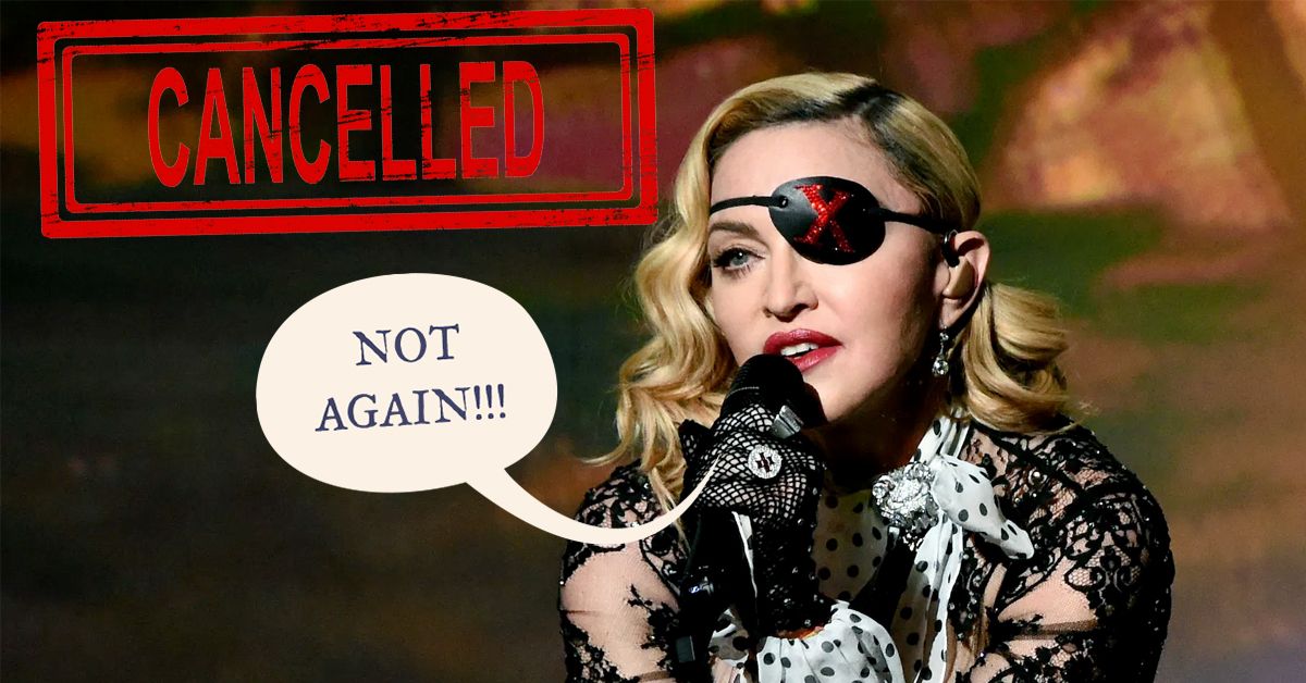 Madonna pula outro show e é perseguida