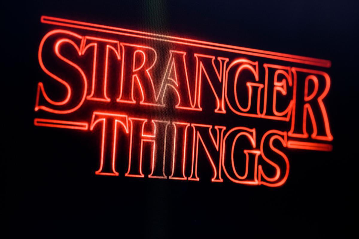 Logotipo da série Stranger Things - Logotipo do título - Londres, Reino Unido - 26 de outubro de 2017