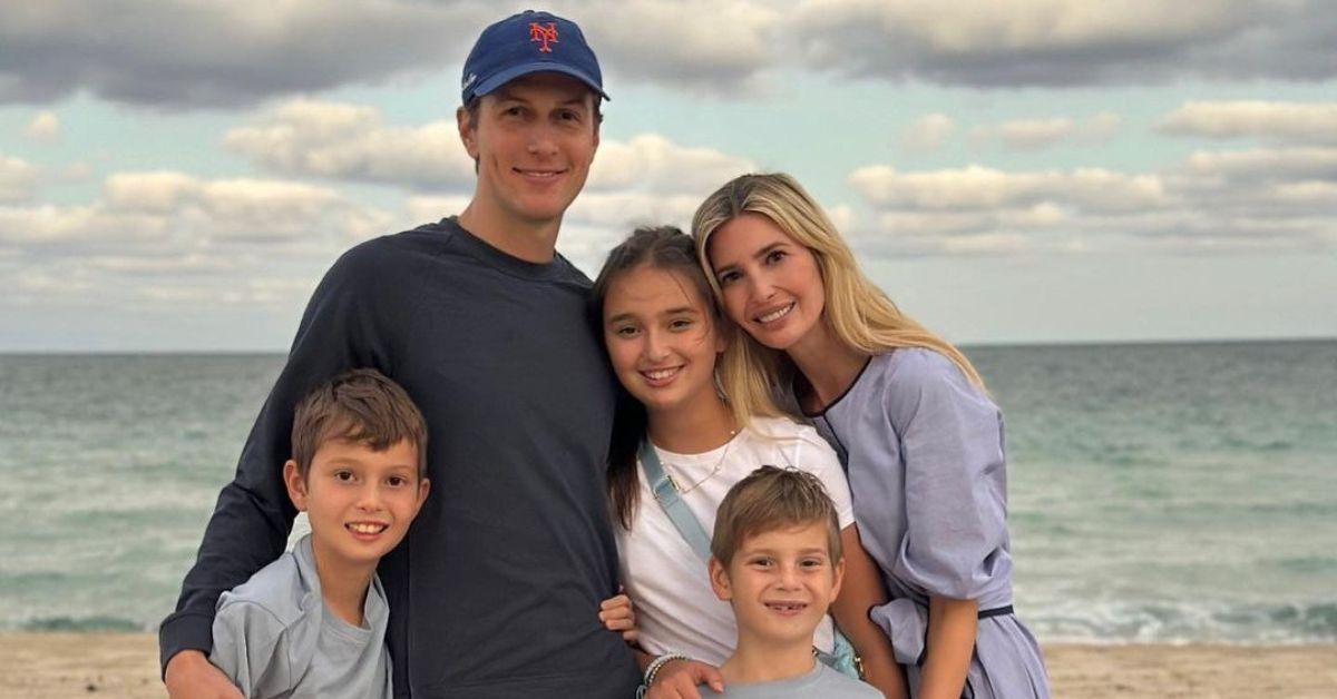Ivanka Trump e Jared Kushner com filhos