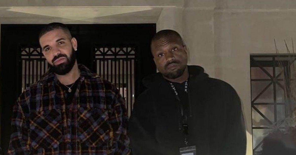 Kanye West e Drake posam juntos para foto e fazem as pazes