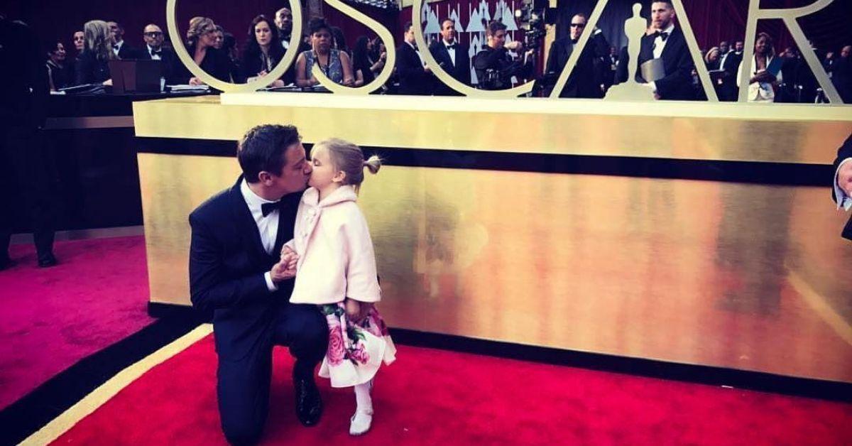 Jeremy Renner e sua filha Ava