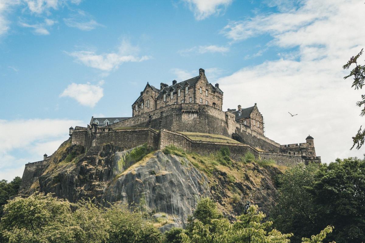 Castelo de Edimburgo Escócia Reino Unido