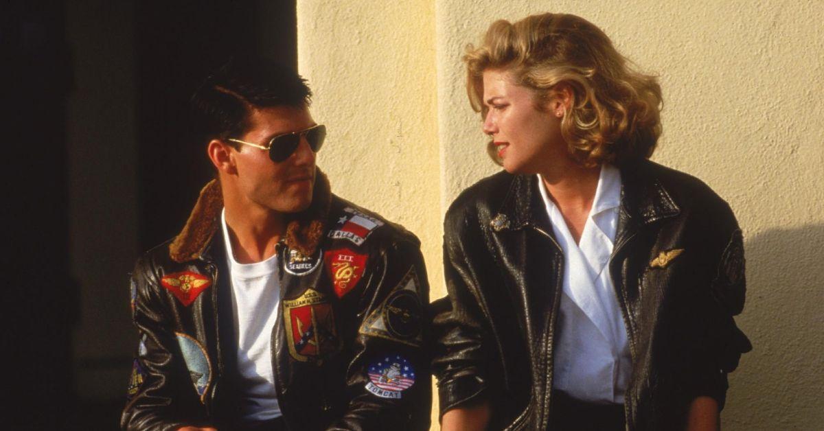 Tom Cruise e Kelly McGillis de Top Gun