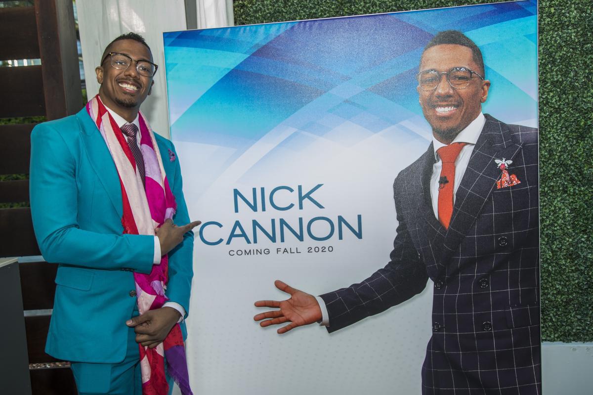Nick Cannon no lançamento do talk show Nick Cannon 2020
