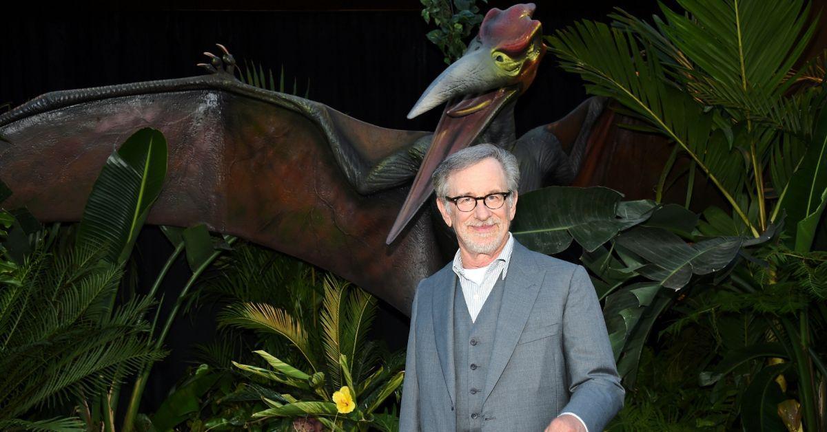Steven Spielberg no evento Jurassic Park