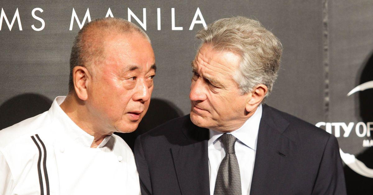 Robert De Niro e seu parceiro de negócios Chef Nobu Matsuhisa