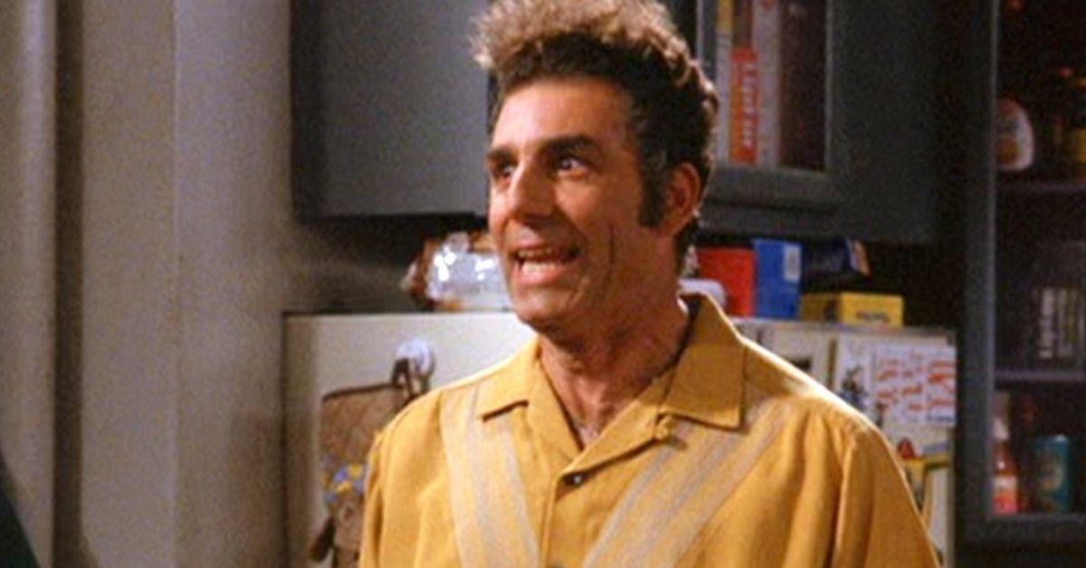 Michael Richards como roupas loucas de Kramer em Seinfeld
