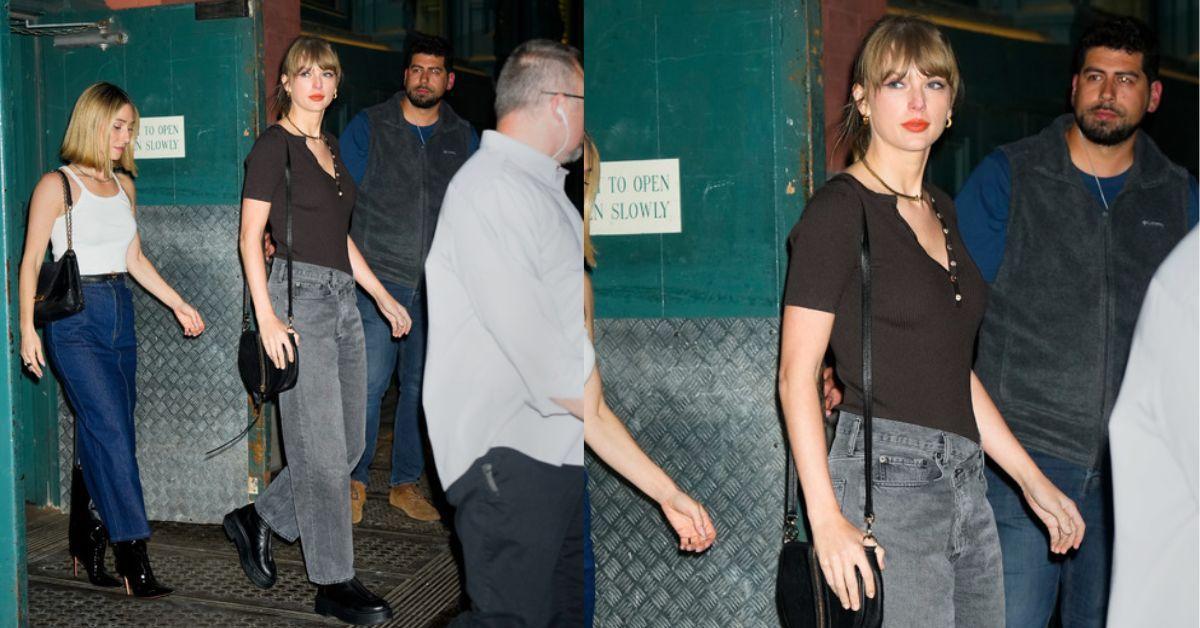 Taylor Swift arrasa em look preto para festival em NY