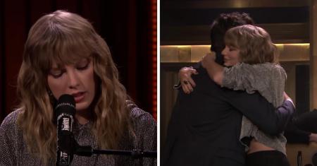 Taylor Swift emociona Jimmy Fallon com homenagem à mãe falecida
