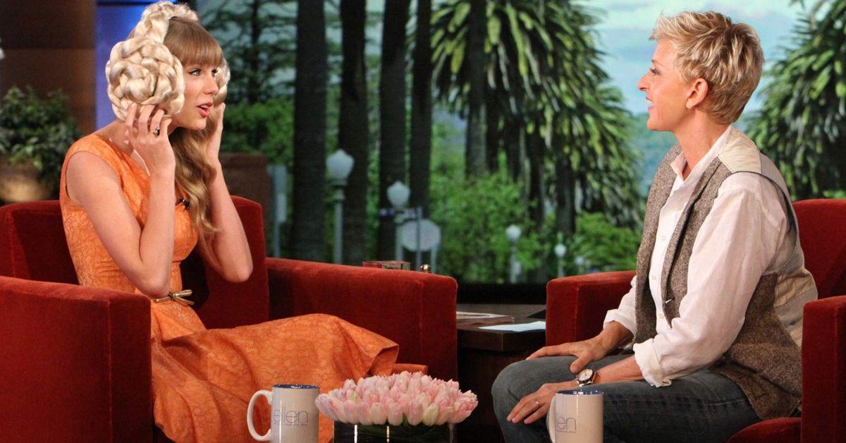Taylor Swift aparecendo no The Ellen DeGeneres Show