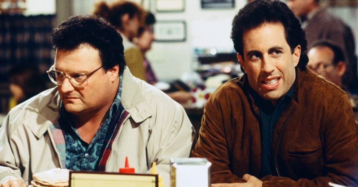 Newman e Jerry em Seinfeld no restaurante Monks infelizes