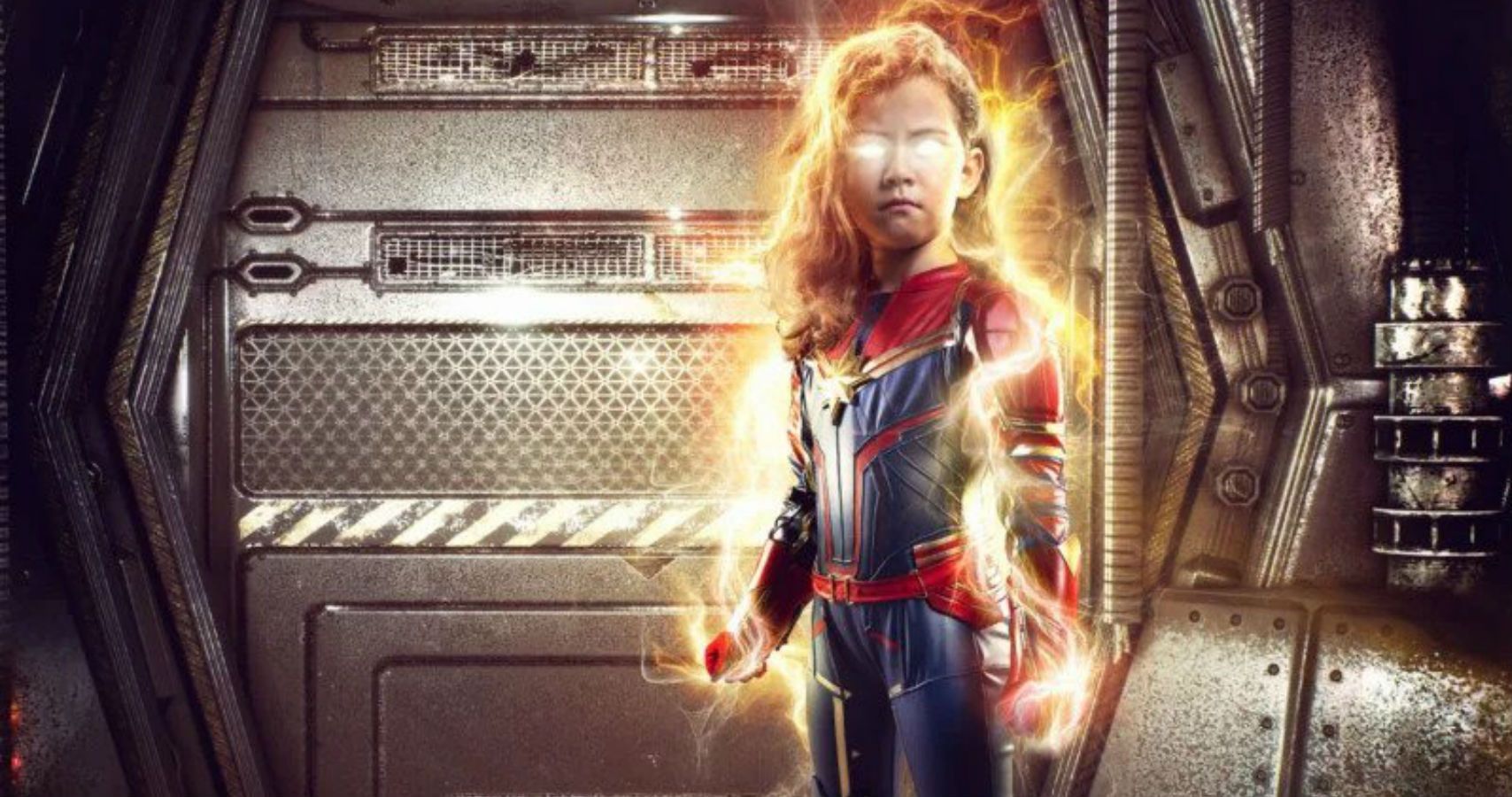 Pai experiente em Photoshop criou o pôster do capitão Marvel, estrelando sua filha de 5 anos