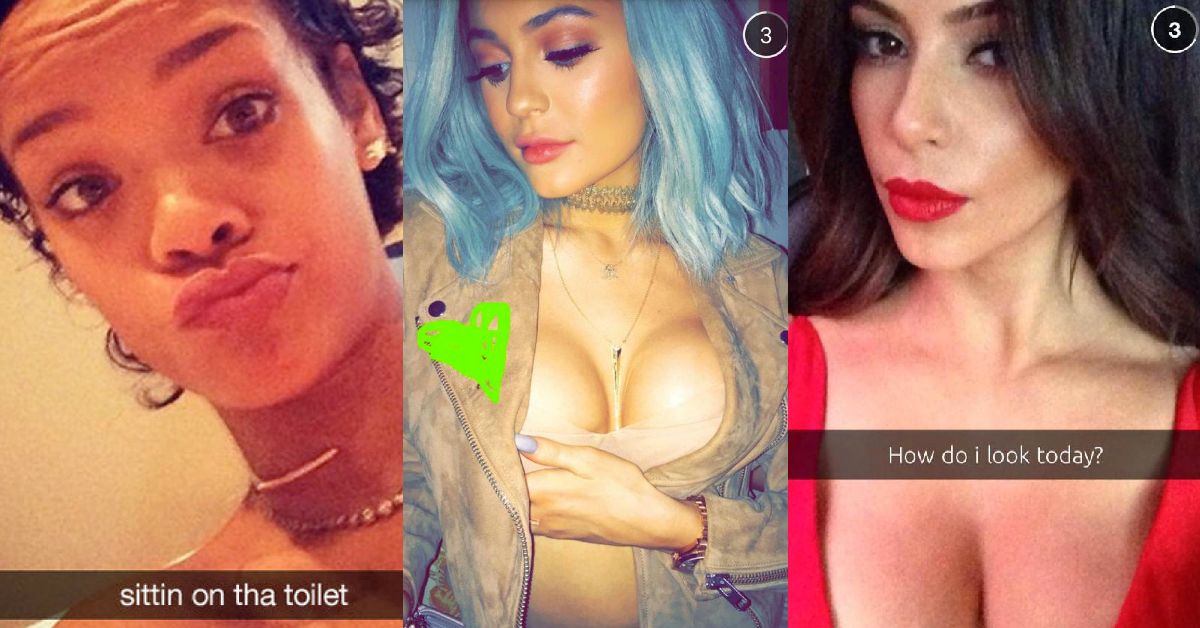 20 fatos inapropriadas do Snapchat tiradas por celebridades