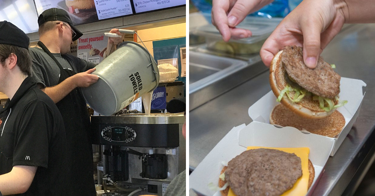 18 regras incompletas que os trabalhadores de fast food devem seguir (e 2 elas facilmente violam)